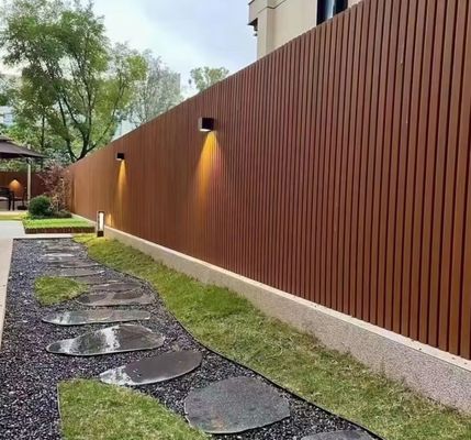 Panneaux de façade composite en bois plastique longueur personnalisée 159 mm x 23 mm x longueur personnalisable