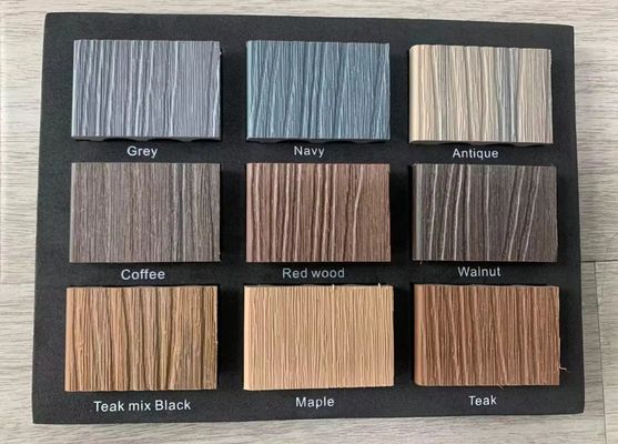 Panneaux de façade composite en bois plastique longueur personnalisée 159 mm x 23 mm x longueur personnalisable
